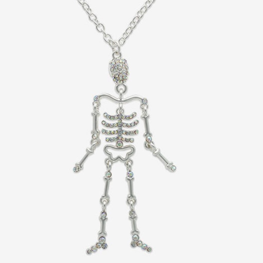 Nwt -- Bijoux Bar Skeleton 24 Pendant Necklace 12$
